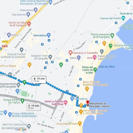 Apartamento Con Patio, Piscina Y Parking Privado El Campello Bagian luar foto